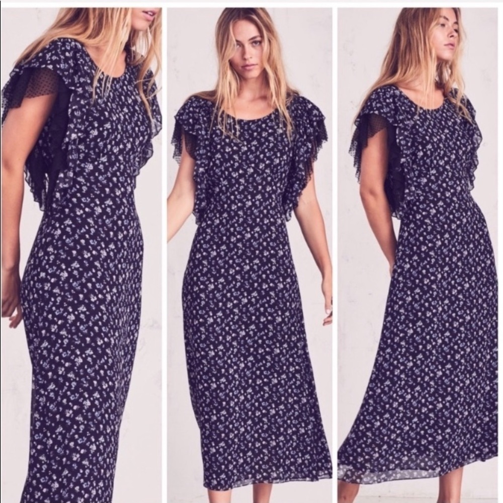 LoveShackFancy Jardin Floral Demi Dress